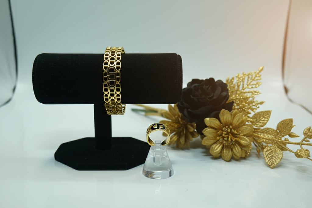 HoneyComb Pattern Bracelet