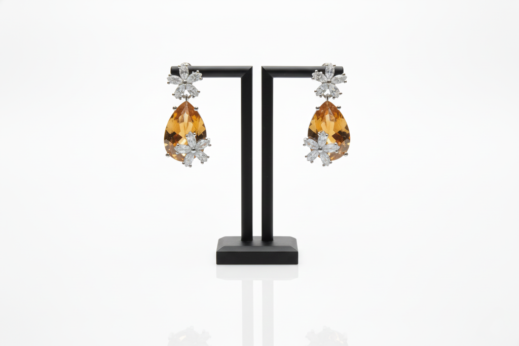 Elegance Yellow Earrings