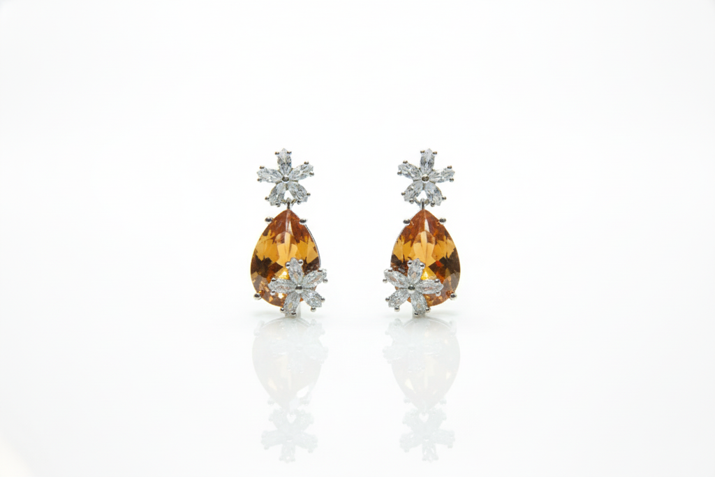 Elegance Yellow Earrings