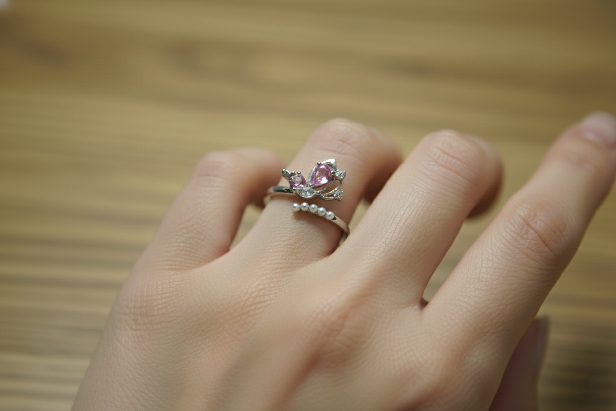 Silver Style Ring -1002