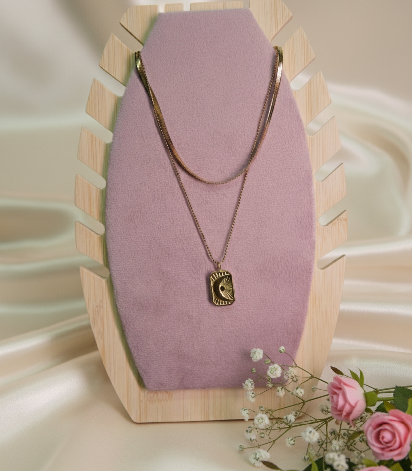 Sun n Moon Square Pendant only