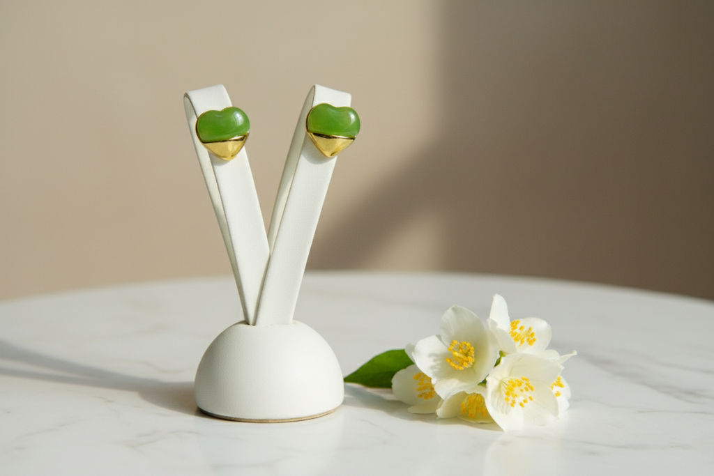 Green Jade 💚Earrings