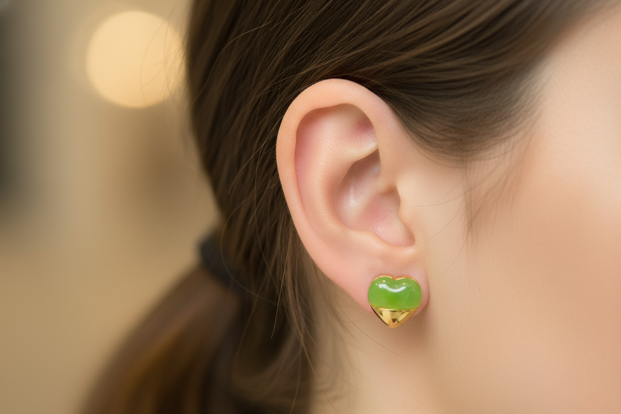 Green Jade 💚Earrings