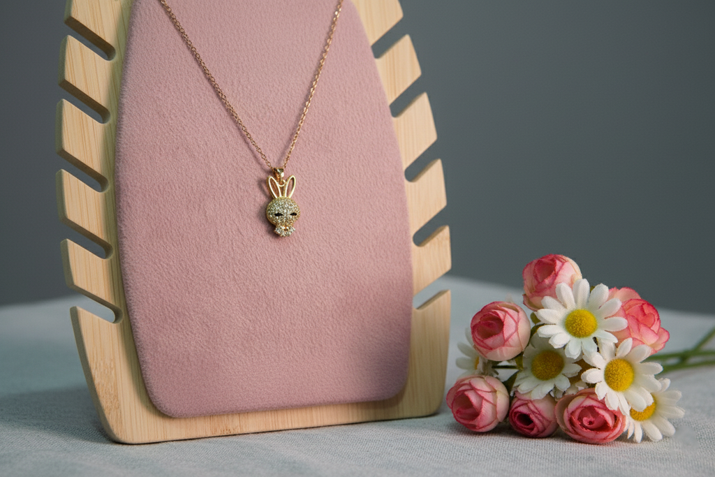 Bunny Charm Pendant Necklace