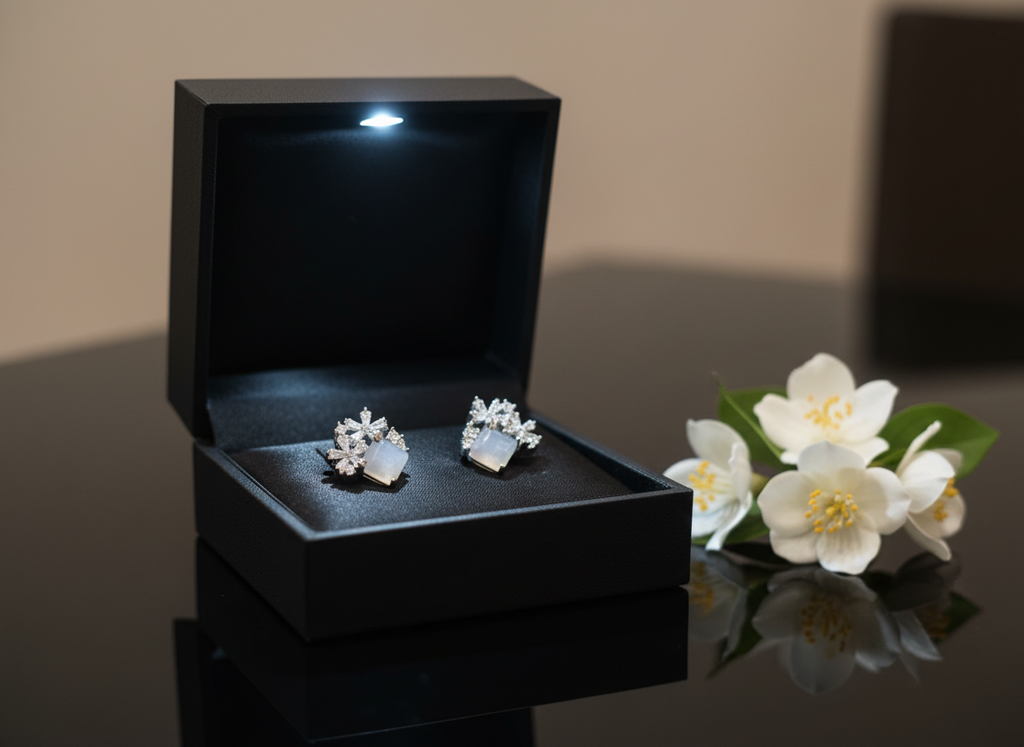 Luxury Charm White Earrings