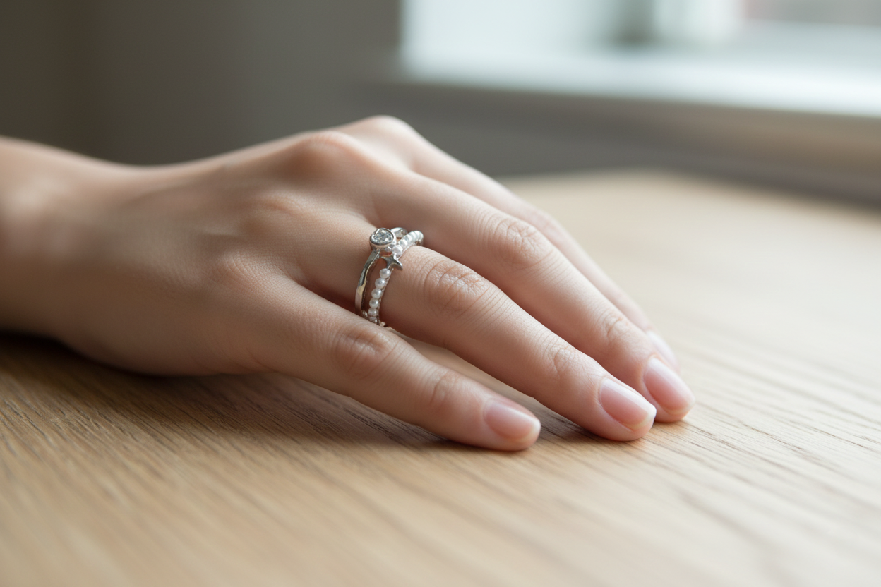 Silver Style Ring -1004