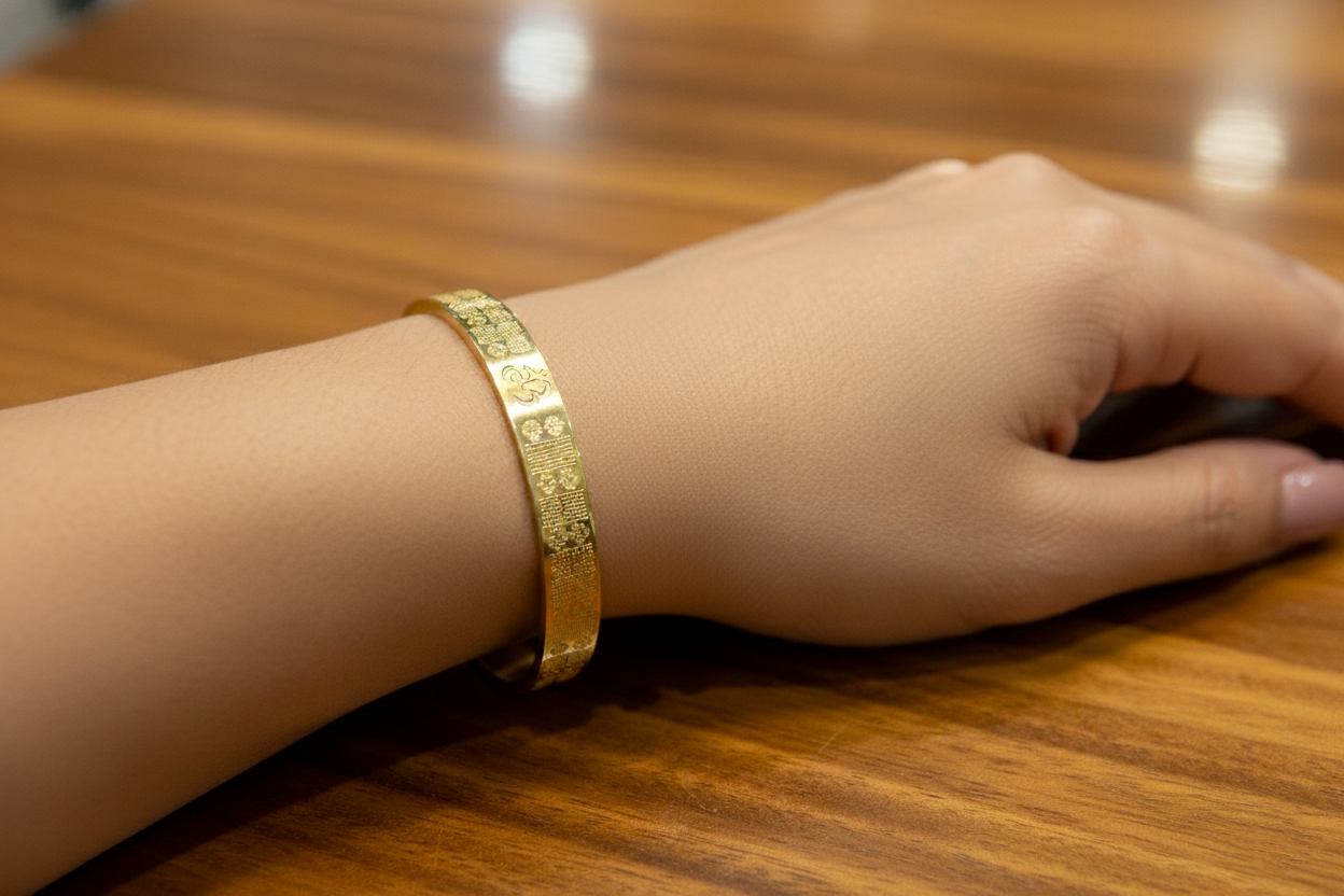 OM 🕉️ Embossed Unisex Bracelet