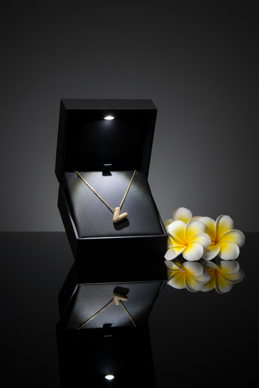 Bling 'V' Pendant Chain