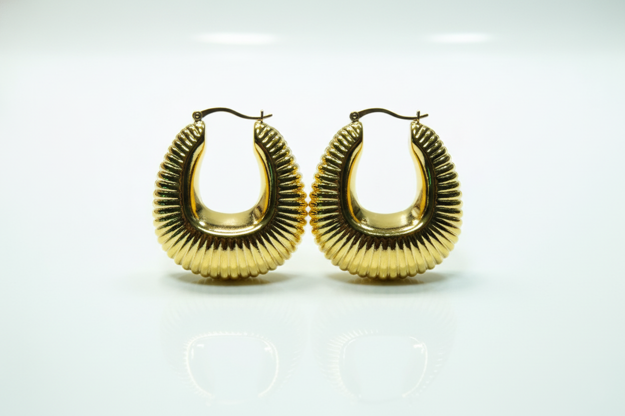 Ethnic Big Loops -Earrings