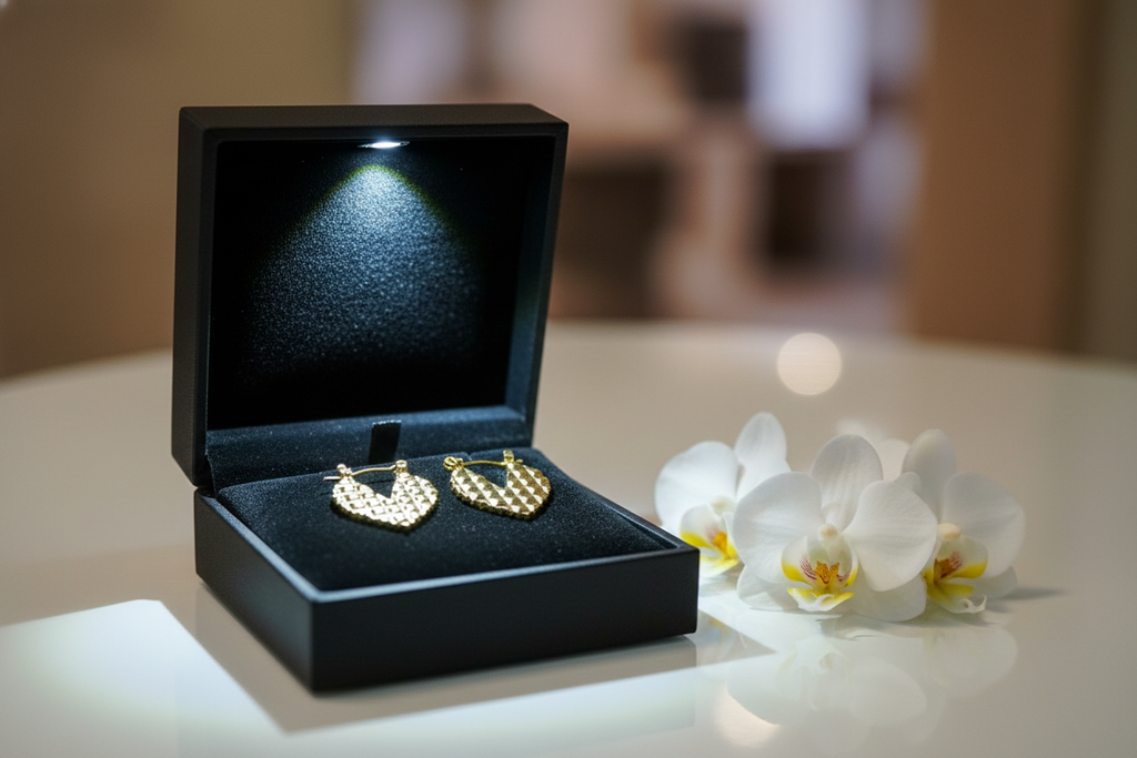 Geometric Love Earrings