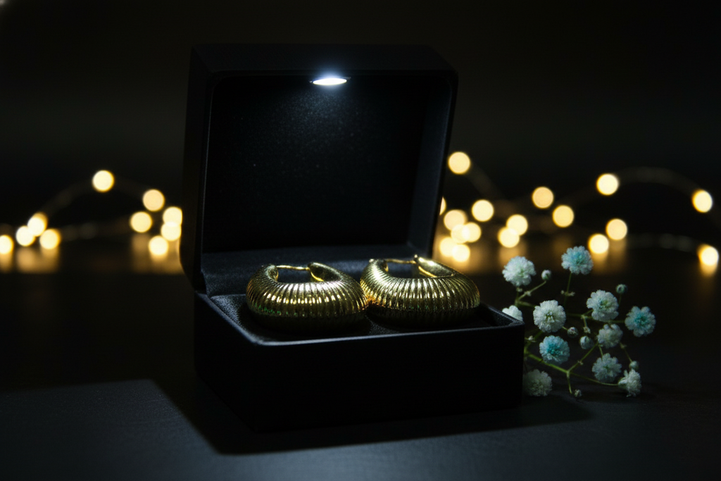 Ethnic Big Loops -Earrings