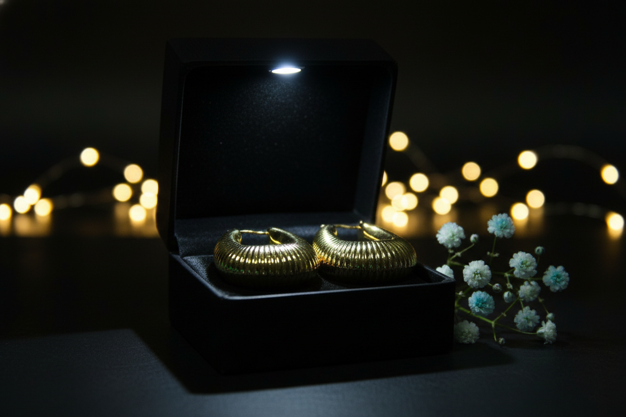 Ethnic Big Loops -Earrings