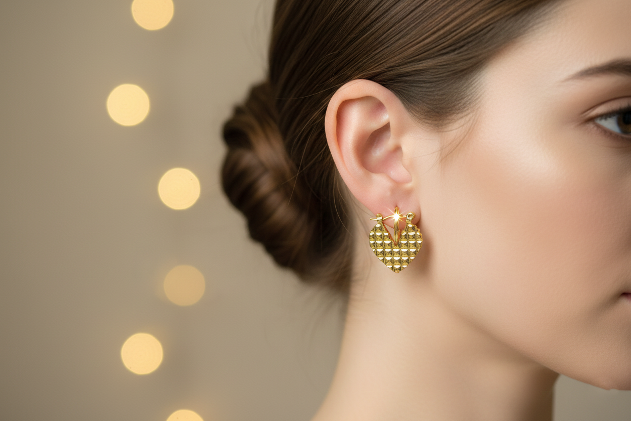 Geometric Love Earrings