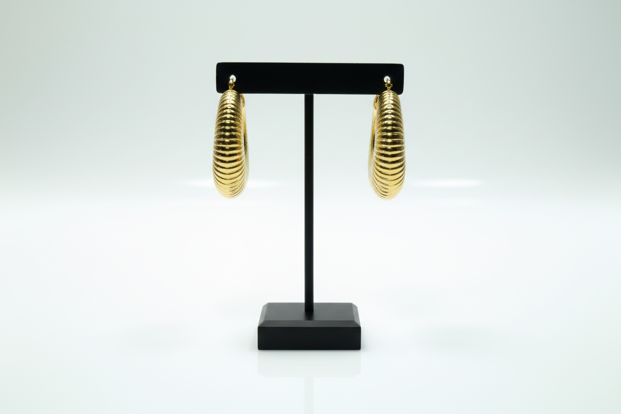 Ethnic Big Loops -Earrings