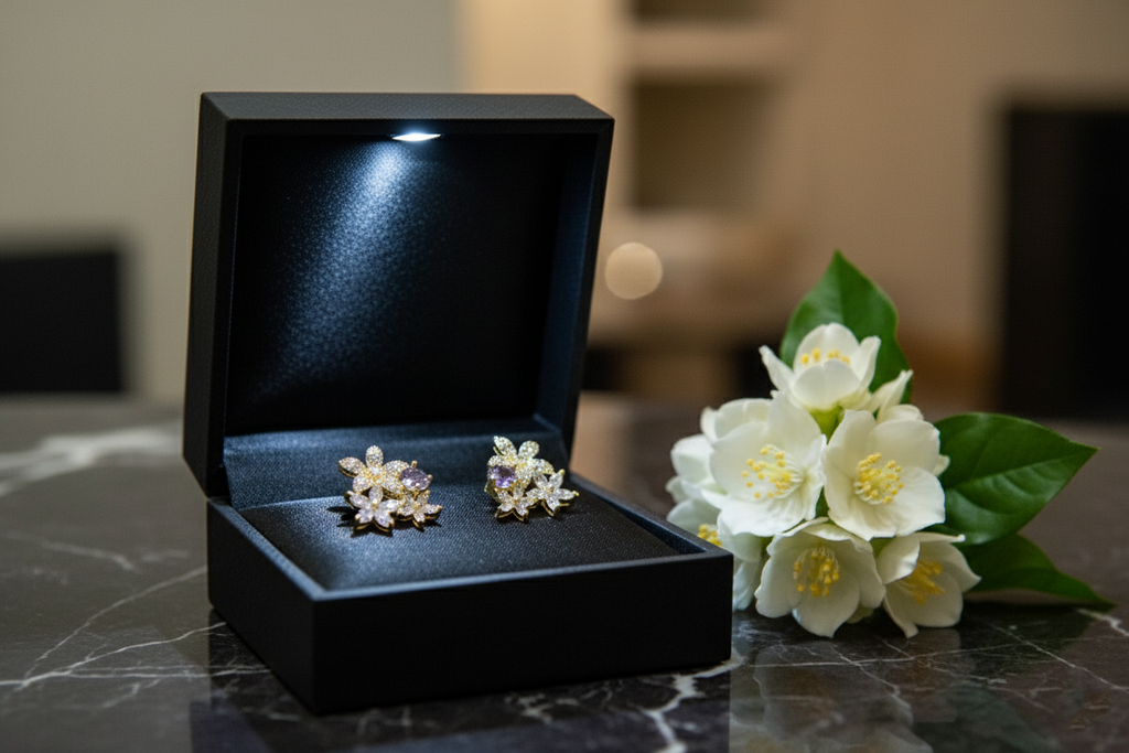 Fancy Flowers Studded Earrings