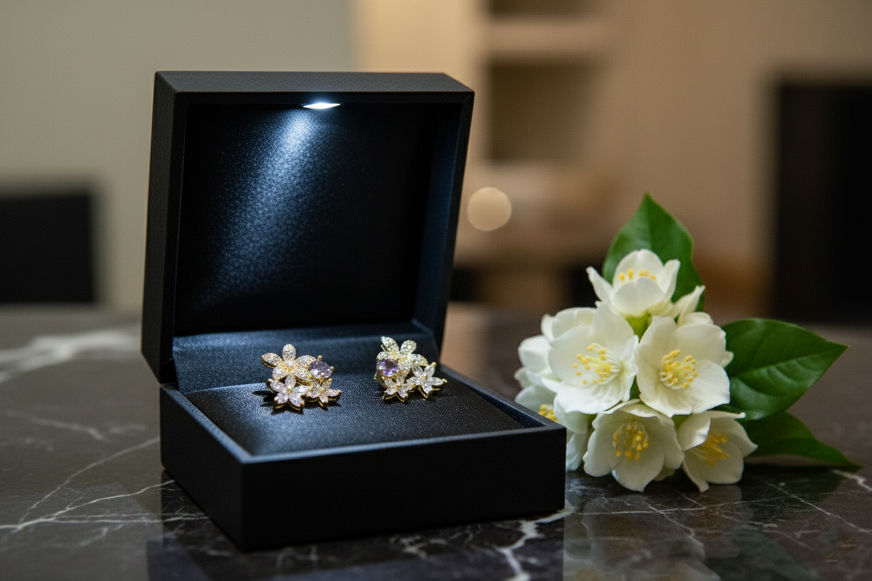 Fancy Flowers Studded Earrings