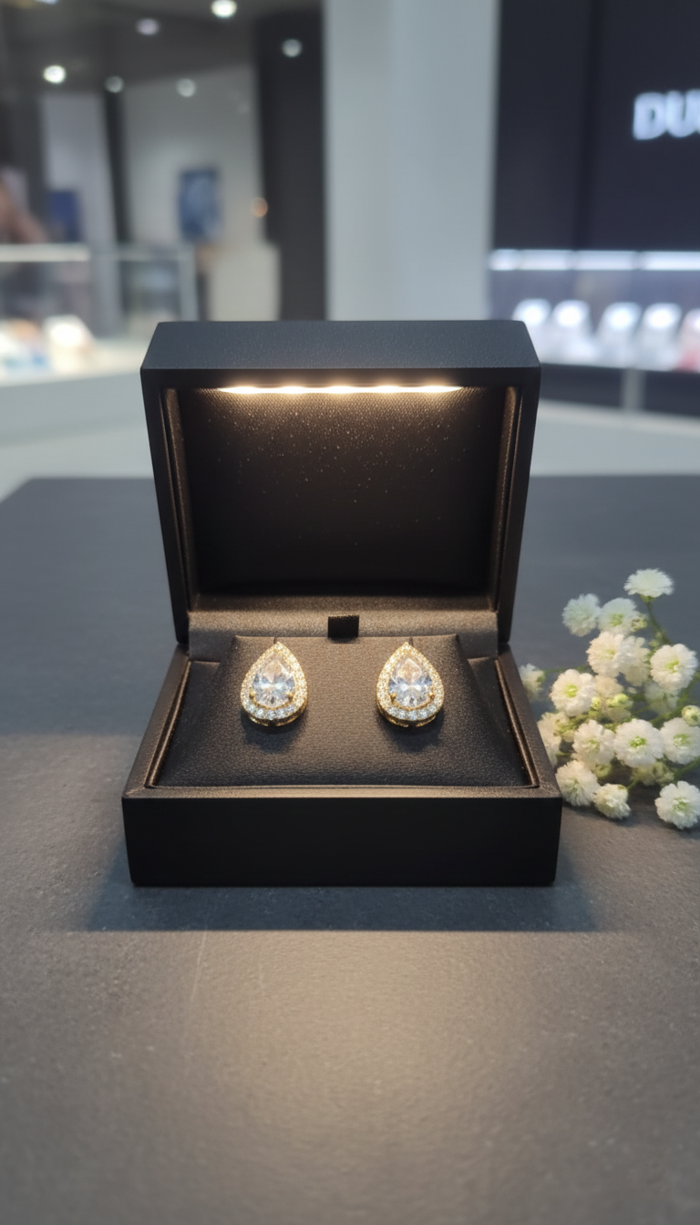 Windsor Studs Earrings -Gold