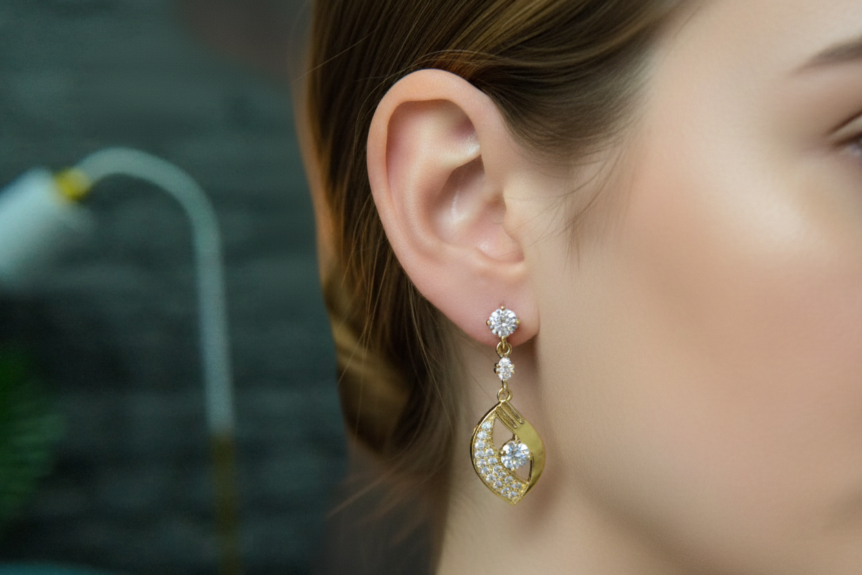 Glimmer Diamond Earrings