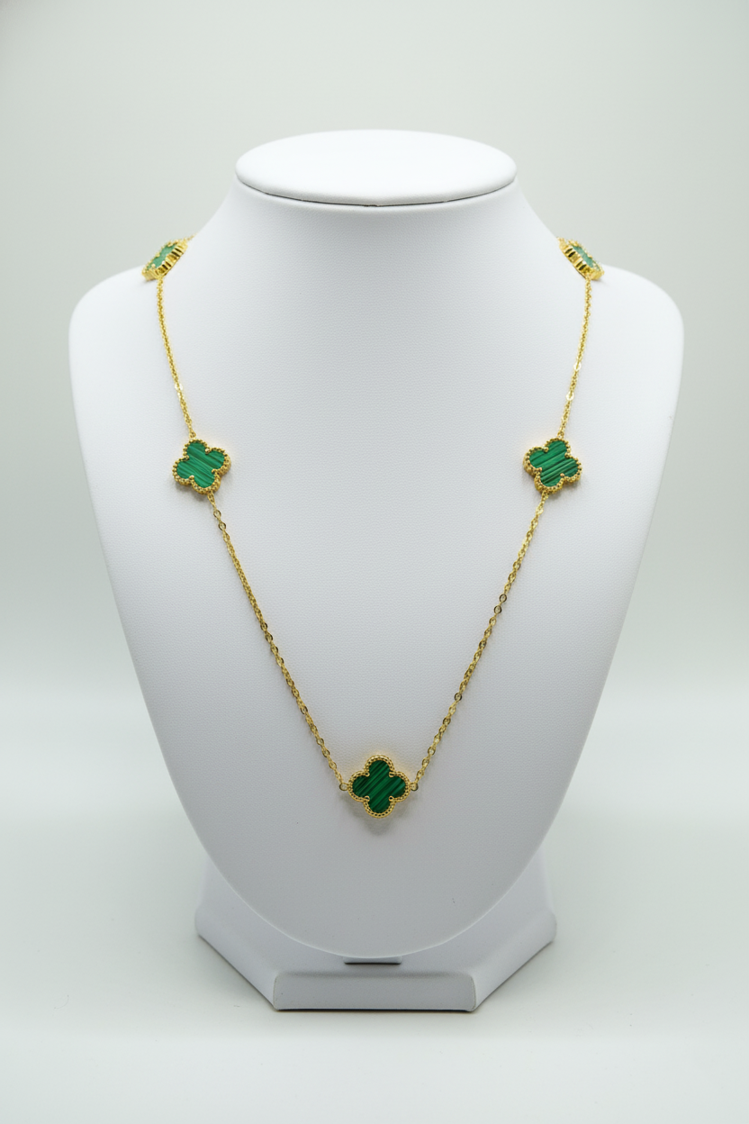 Multi Clover Designer Necklace