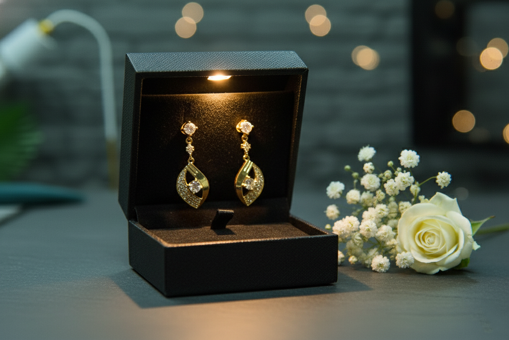 Glimmer Diamond Earrings