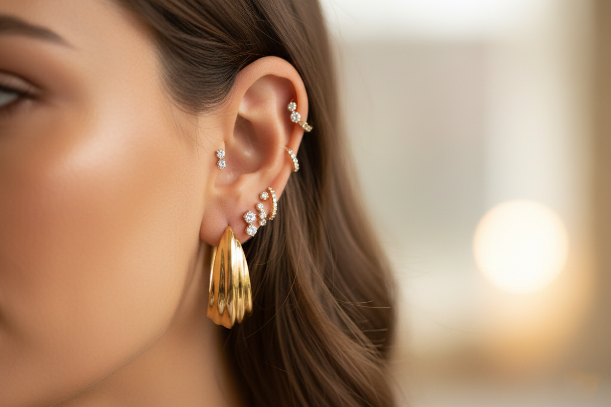 Vintage Big Earrings