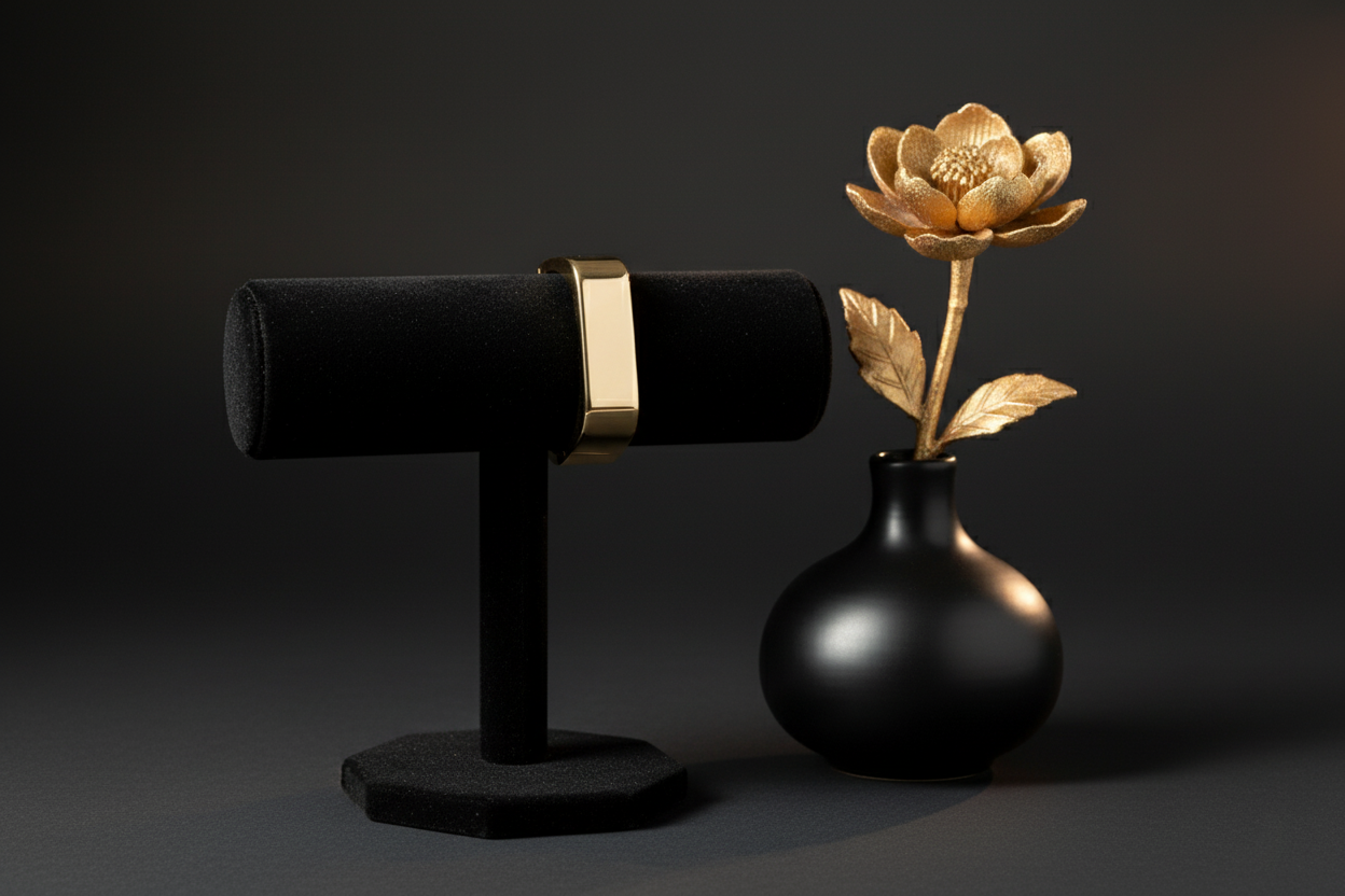 Bold Statement- Gold Bracelet Kada