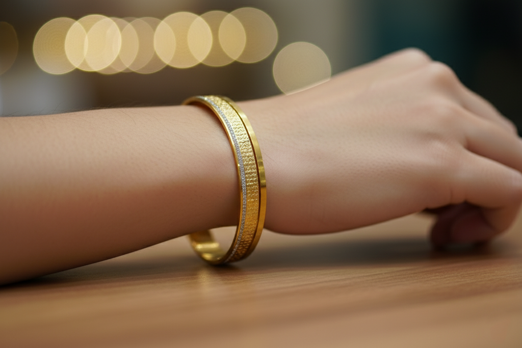 Star Studded free Size Bracelet