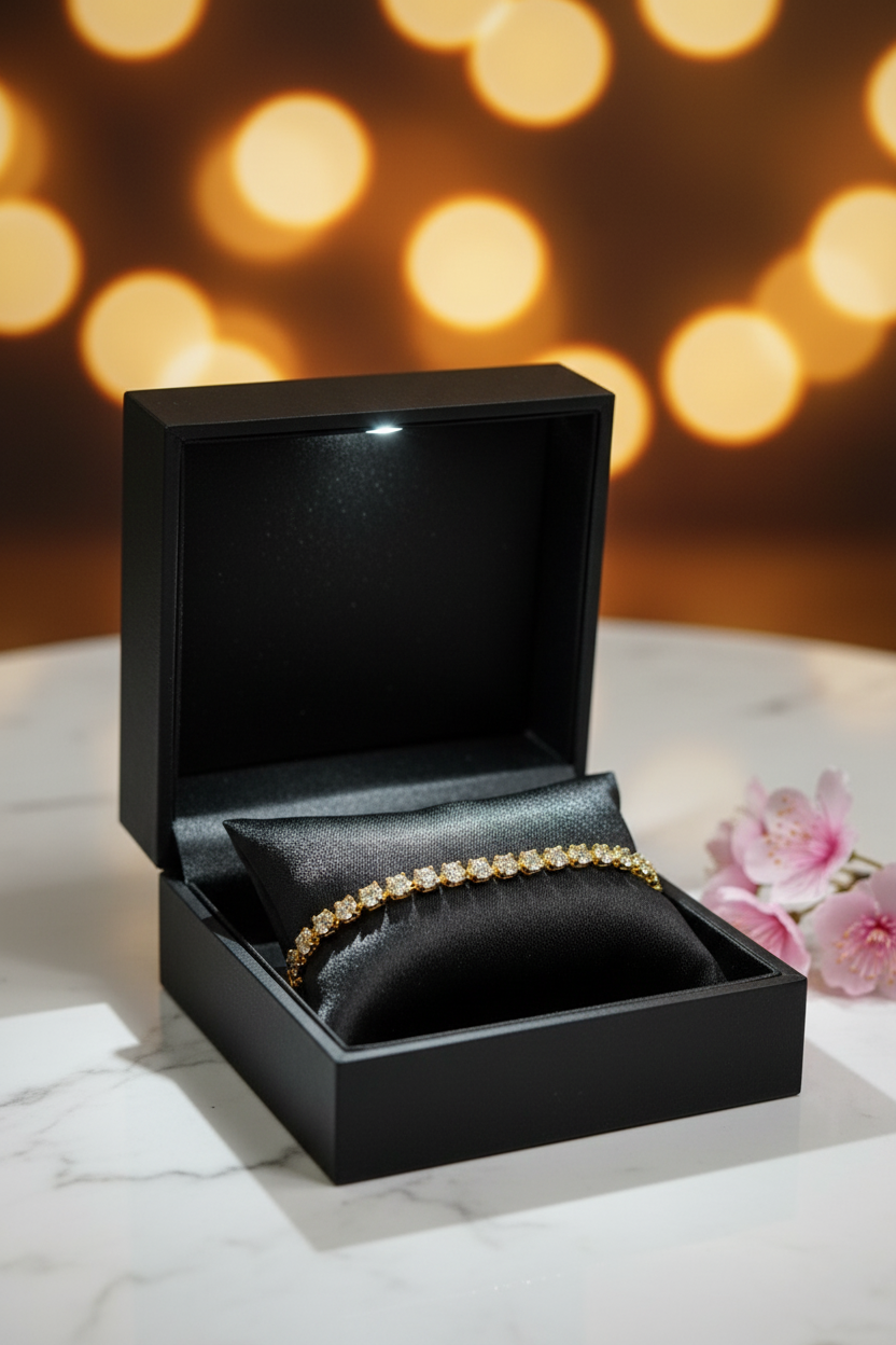 Vintage Diamond-Gold Bracelet Exclusive and Rare