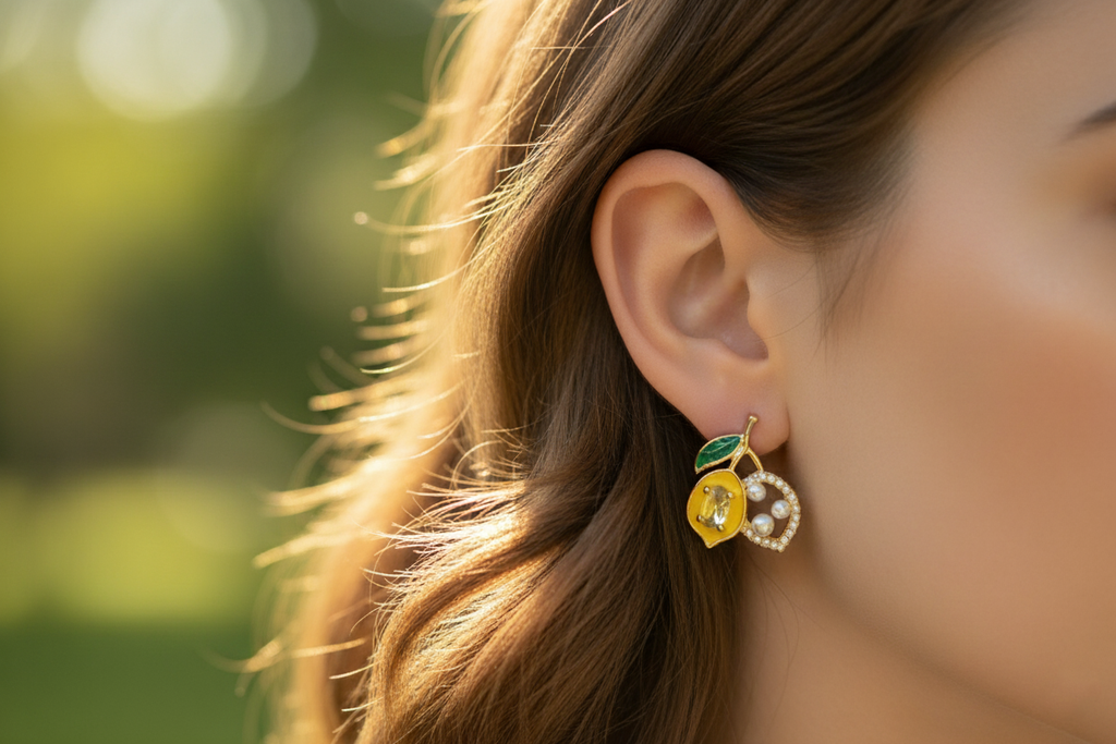 Mango Leaf Earrings