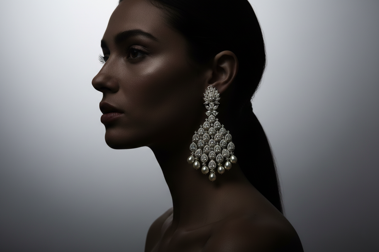 Hiranya Special Drop Jhumka Earrings