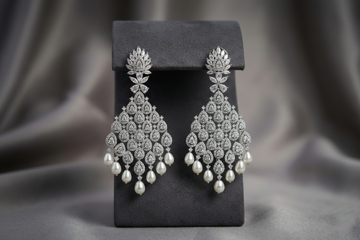 Hiranya Special Drop Jhumka Earrings