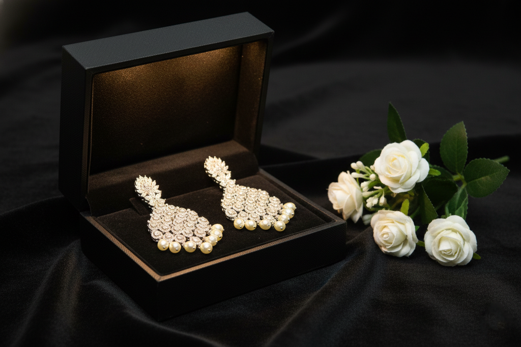 Hiranya Special Drop Jhumka Earrings