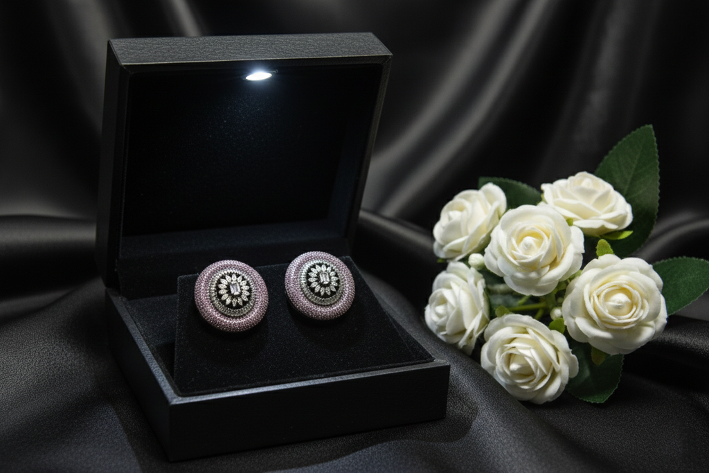 Clare Oval Stud Earrings