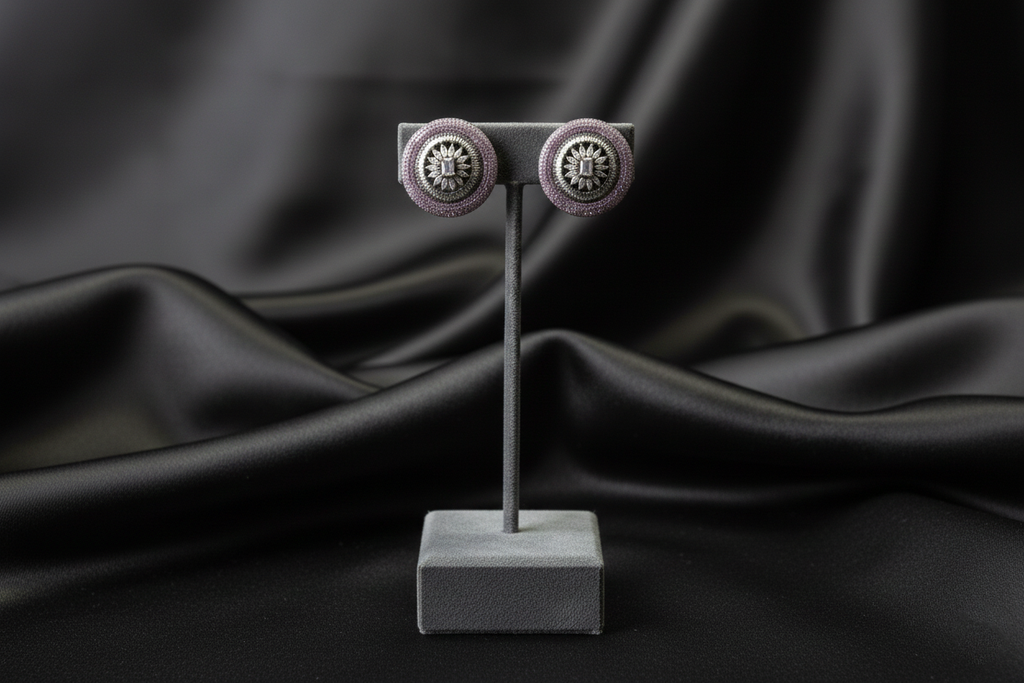 Clare Oval Stud Earrings