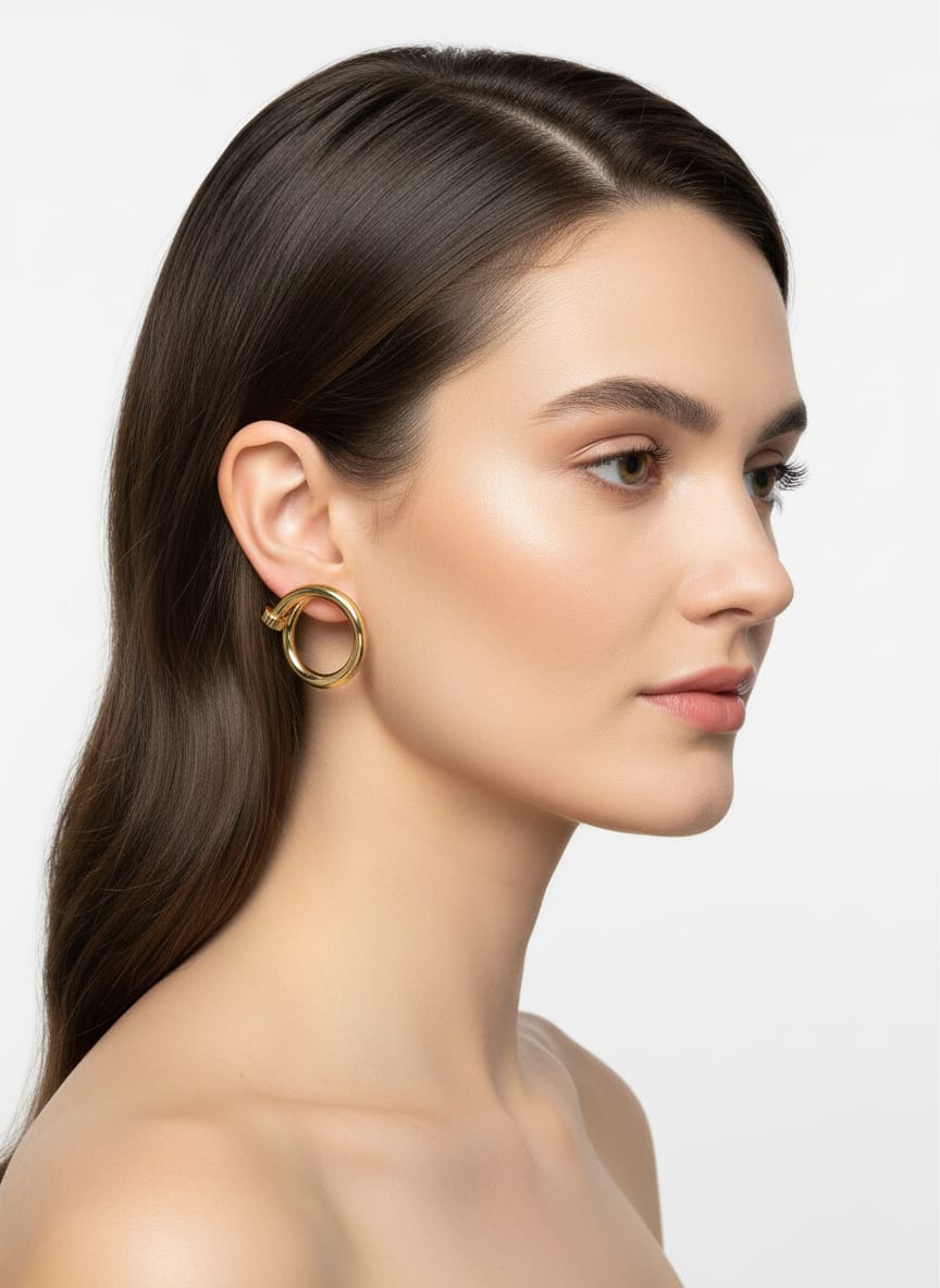 The Nail Loop Earrings