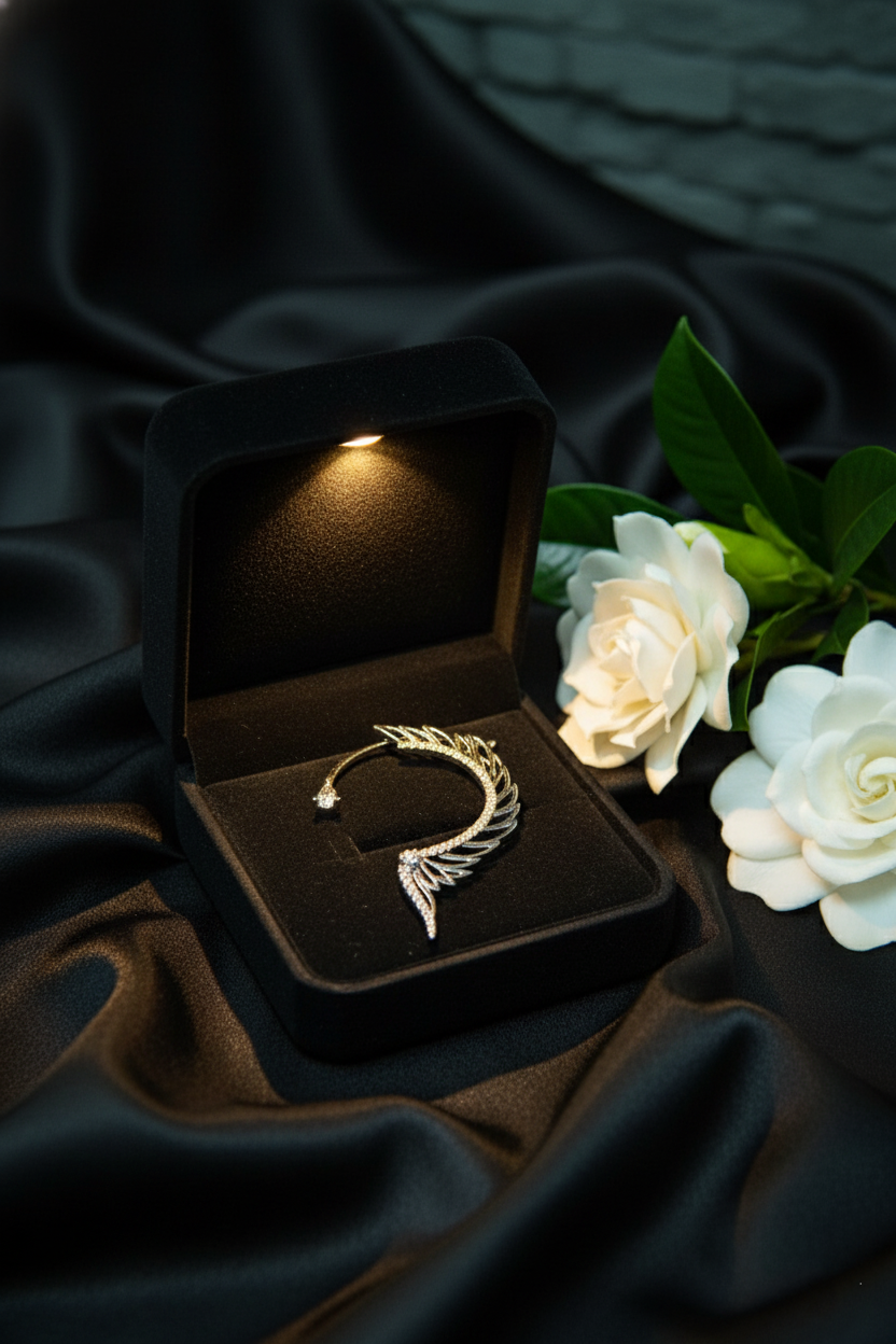 Ear Cuff Trend Angel wing Earring-Single ear design