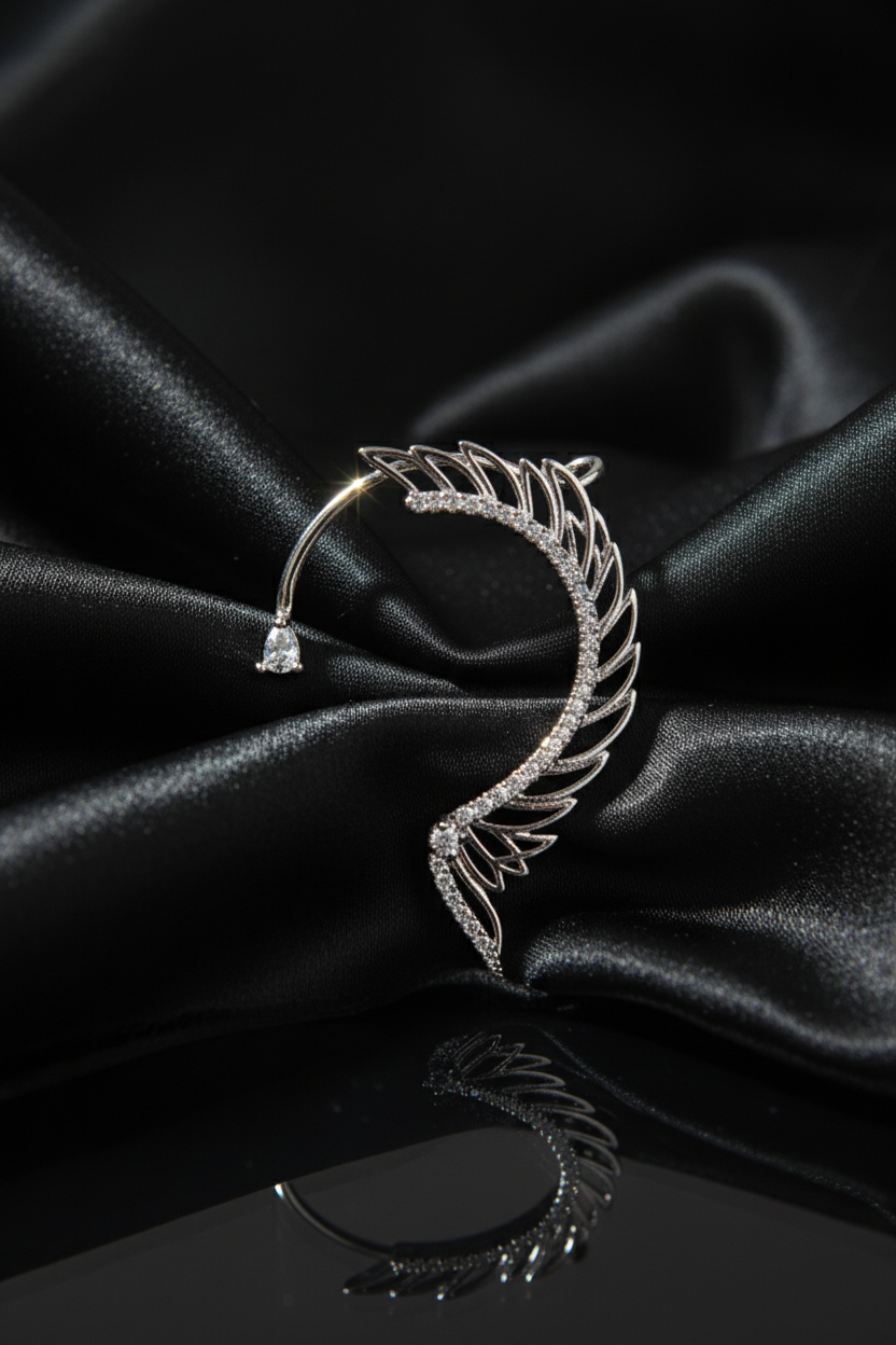 Ear Cuff Trend Angel wing Earring-Single ear design
