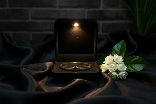 Black Clover Studded Bracelet