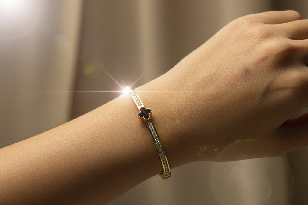 Black Clover Studded Bracelet