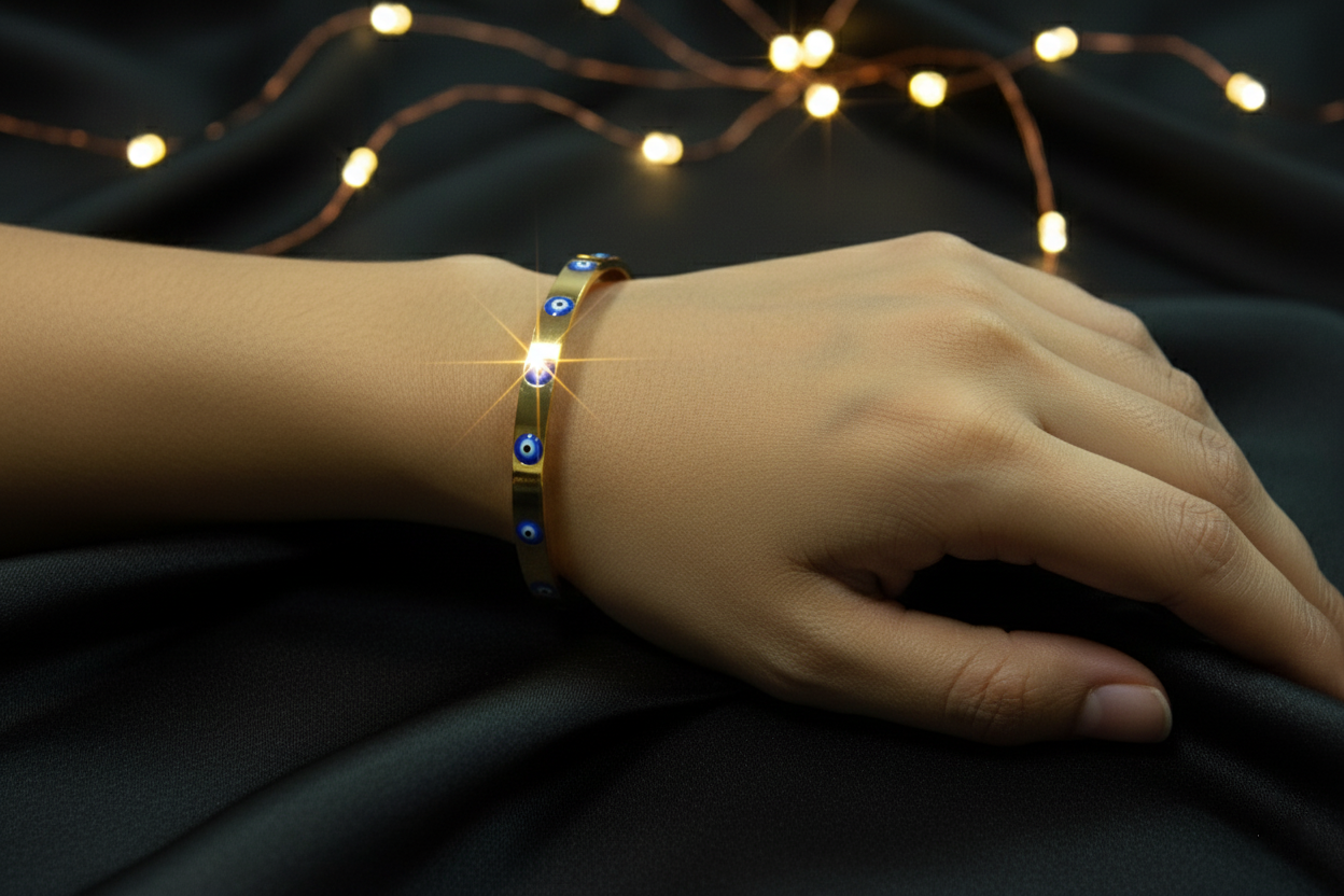 Evil Eye Glow Bracelet- Small Sized