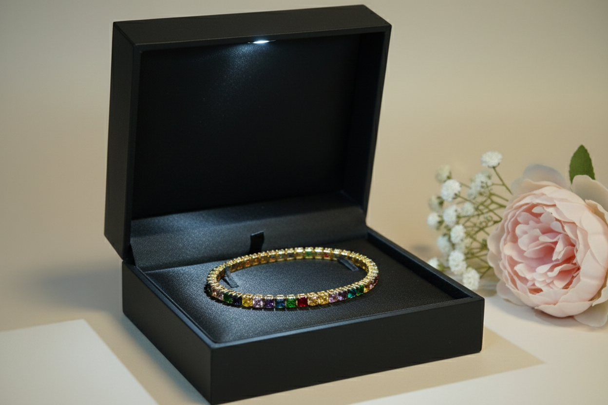 Multicolour Tennis Bracelet