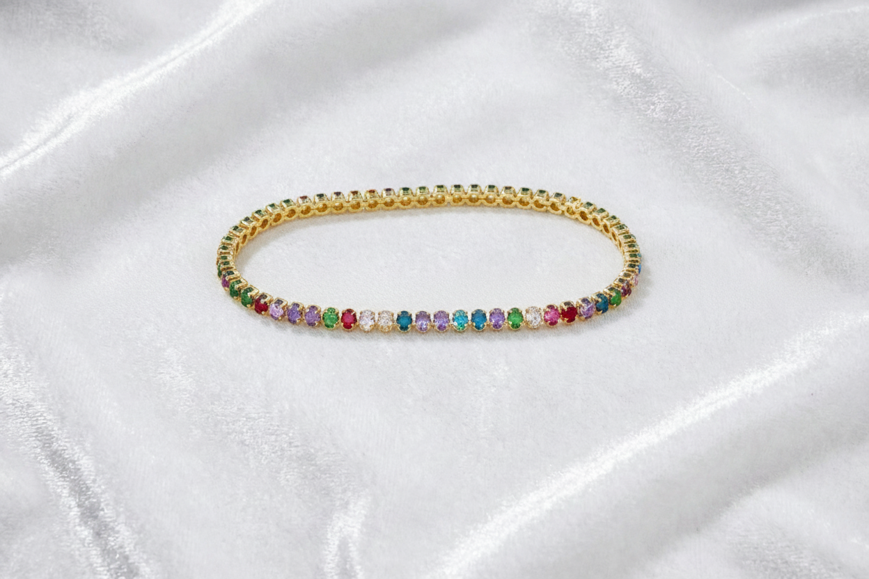 Multicoloured  stone Bracelet