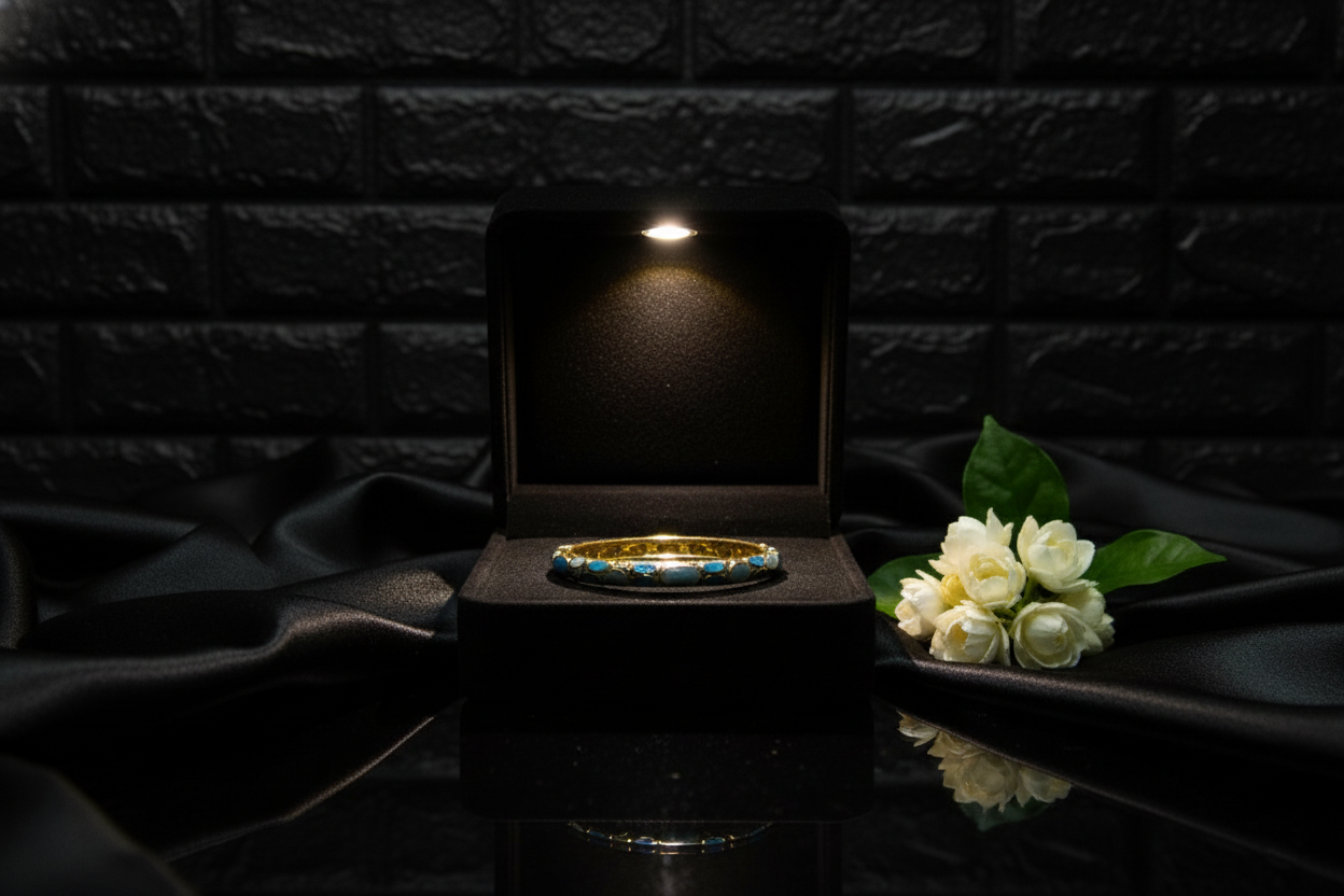 Blue Bloom BangleBracelet