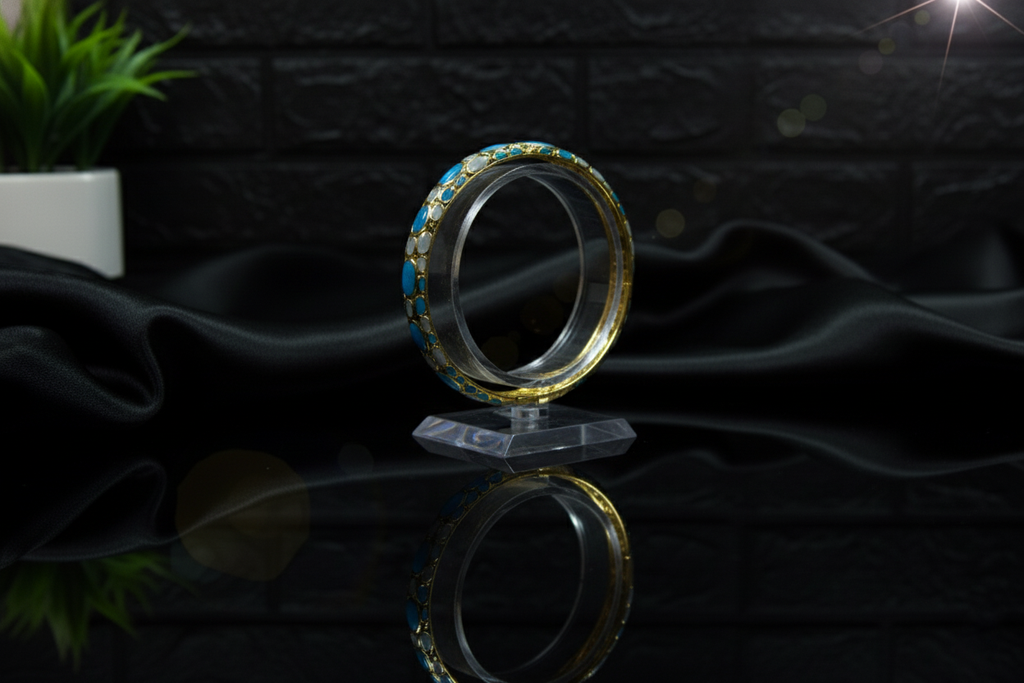 Blue Bloom BangleBracelet