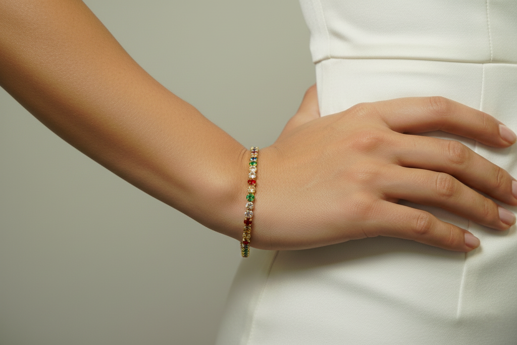 Multicoloured  stone Bracelet