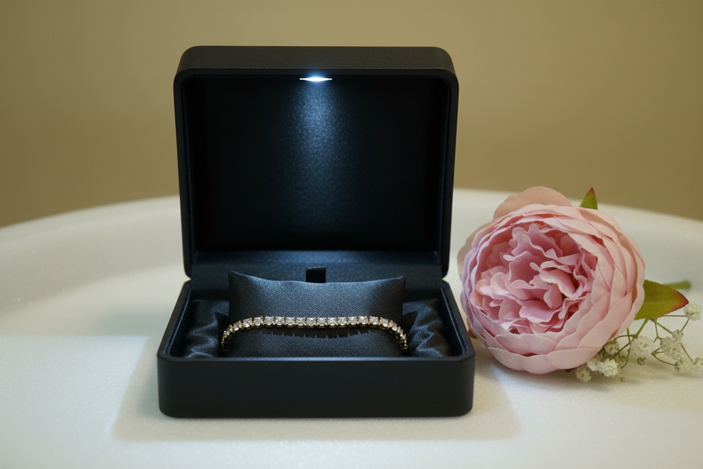 Exclusive AD studded Tennis Bracelet