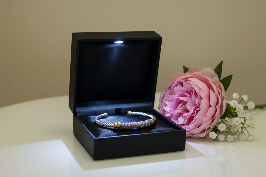 Kada Style Silver Tone rope Bracelet