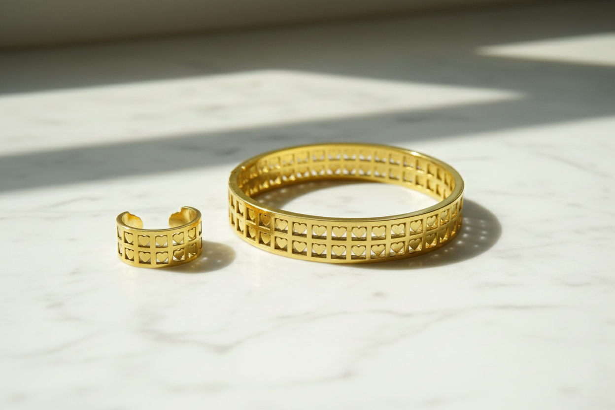 Love Framed Bracelet with ring