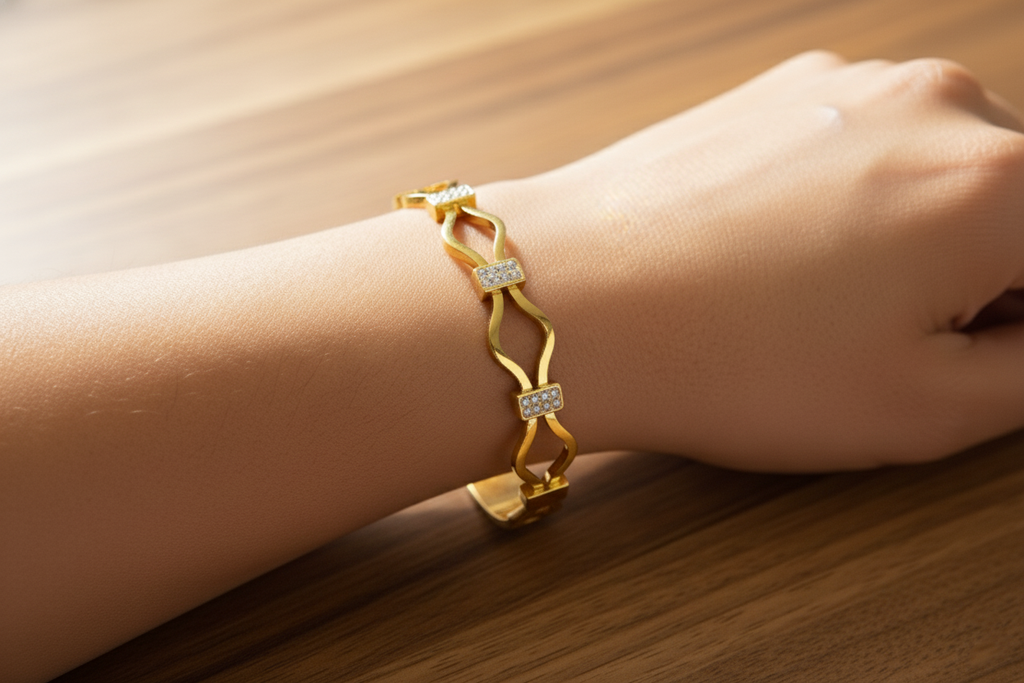 Gold Crystal Bracelet-Exclusive Design