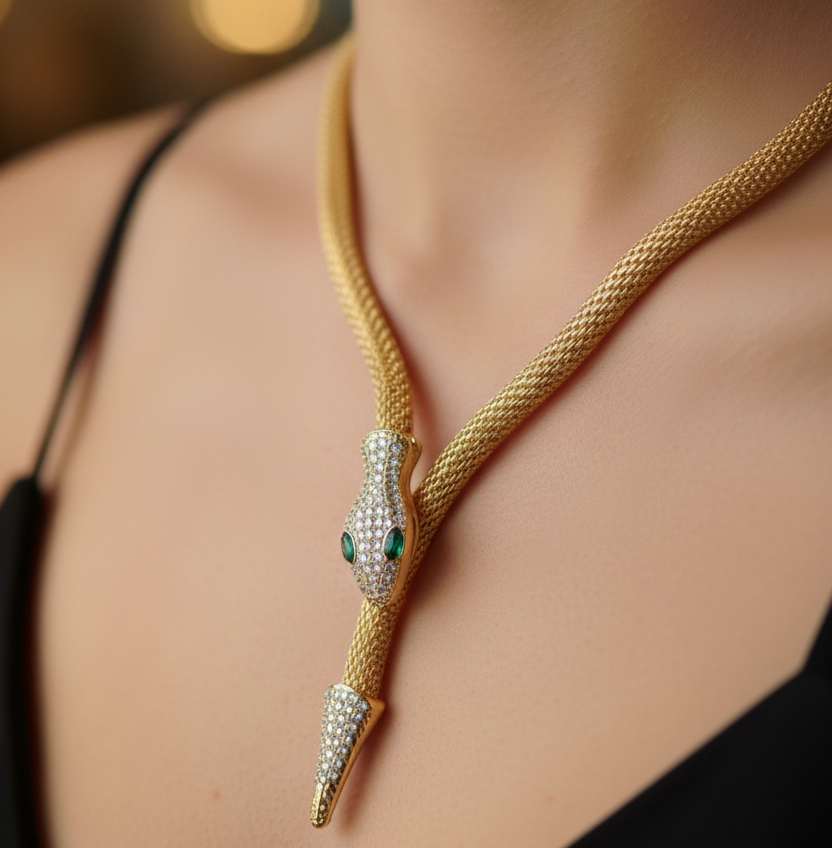 Snake Magnetic Choker Necklace